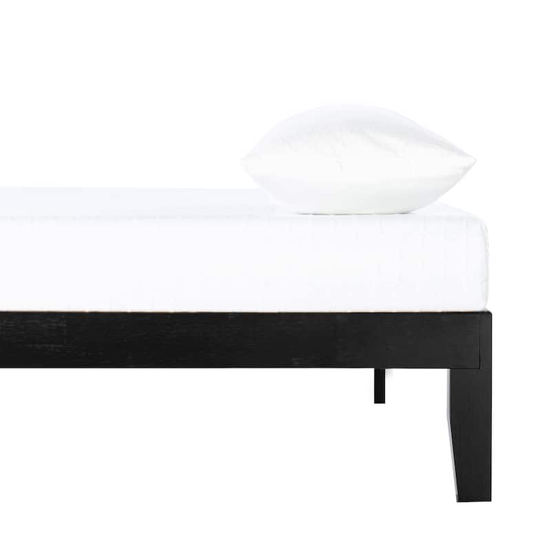 12" Classic Solid Wood Platform Bed Frame
