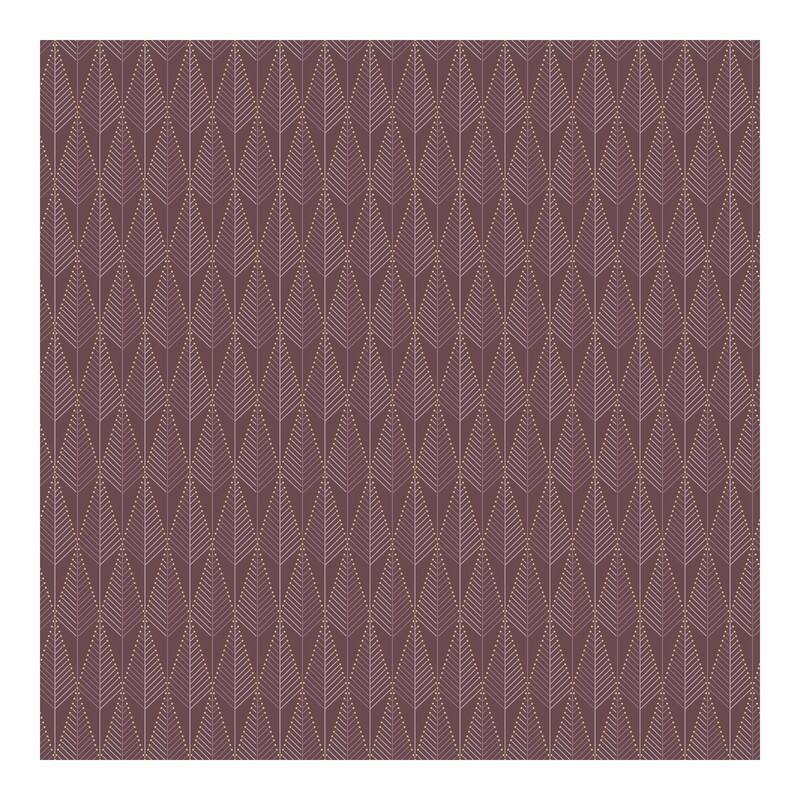 Eco Wallpaper Padma Purple Geometric Texture Wallpaper - 20.9 x 396 x 0.025