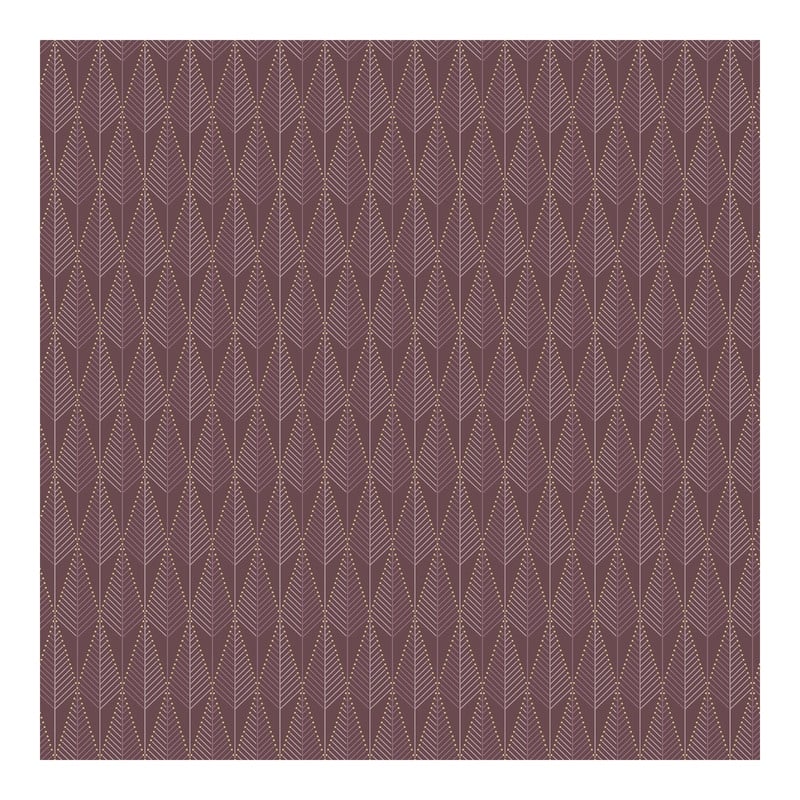 Eco Wallpaper Padma Purple Geometric Texture Wallpaper - 20.9 x 396 x 0.025