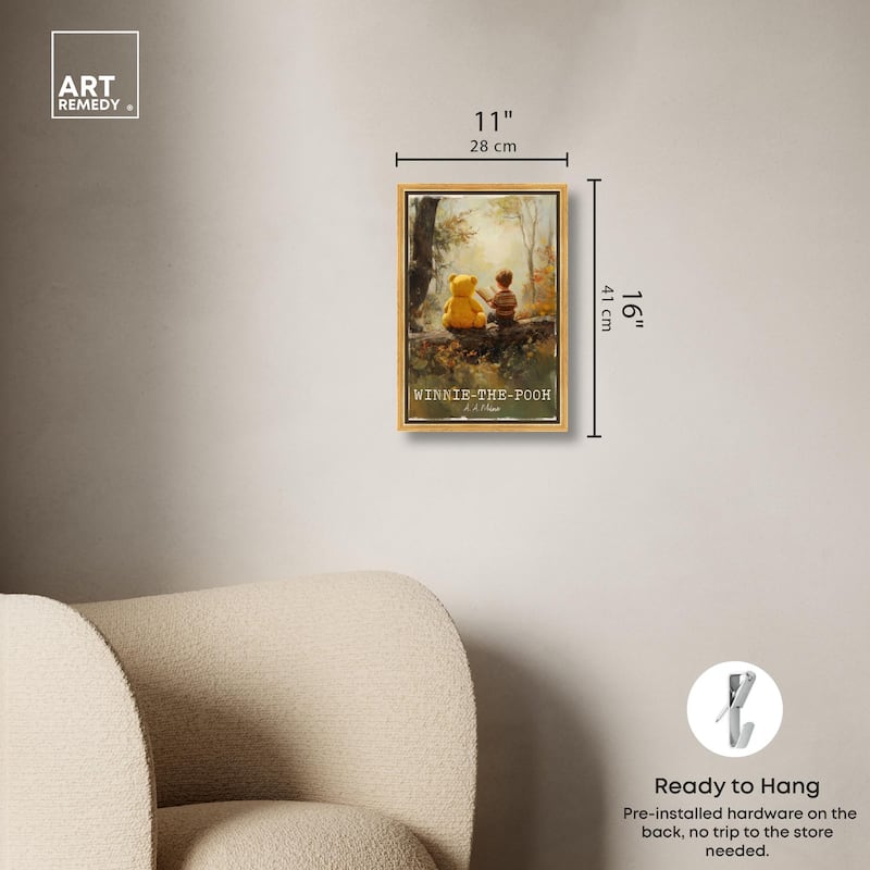 Classic Winnie the Pooh Canvas by Art Remedy