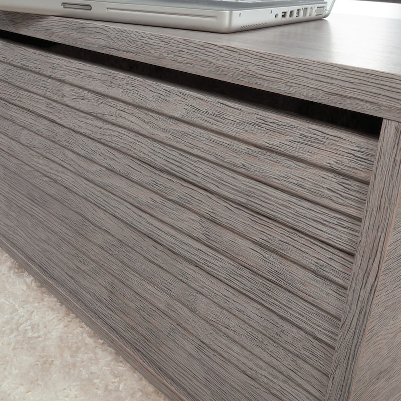 Wood Lift-Top Coffee Table with Concealed Storage, Brown - 31.18" L x 31.18" W x 17.24" H