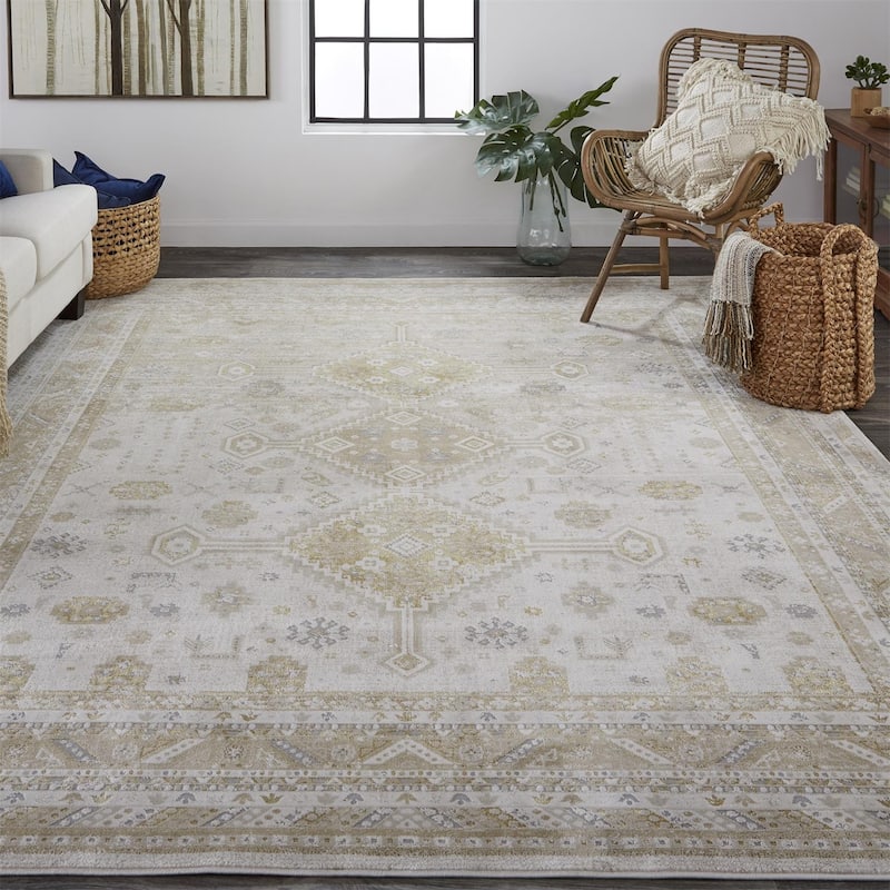 Zesa Floral Area Rug By HomeRoots - 144