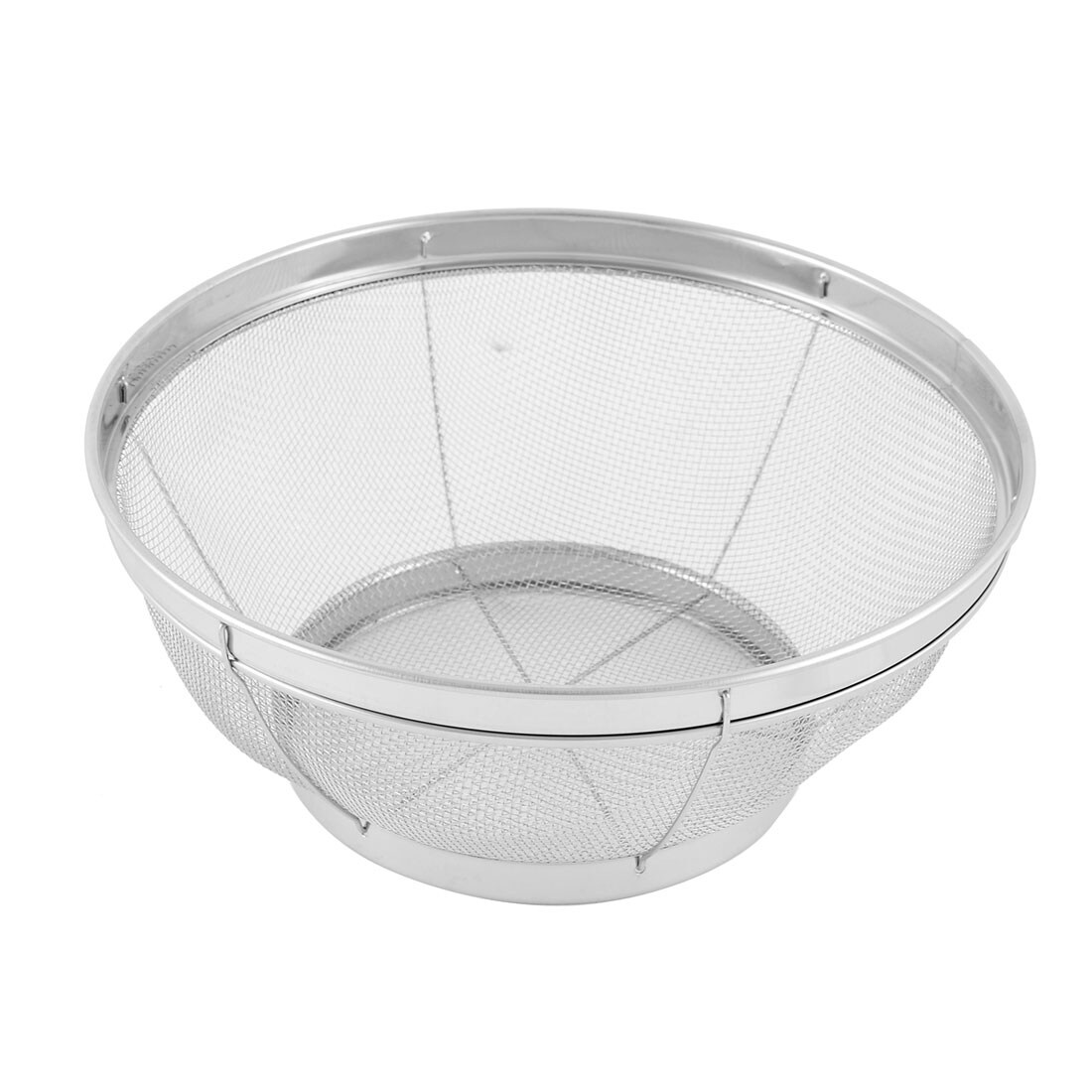 Shop Household Kitchen Stainless Steel Apple Banana Basket Silver