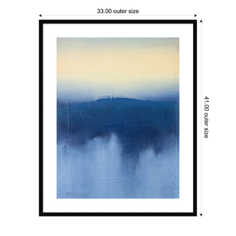 Sunset Glow by Heidi Hybl Wood Framed Wall Art Print