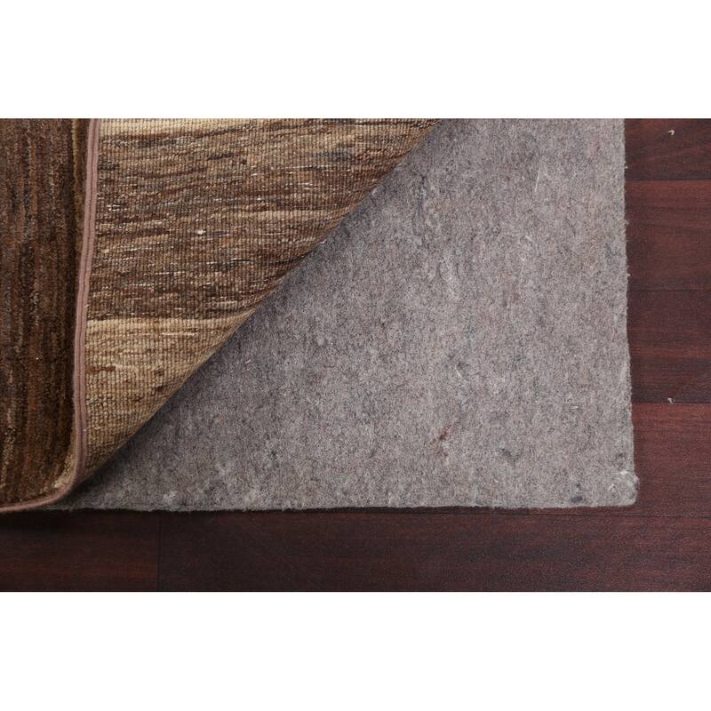 Striped Gabbeh Kashkoli Wool Area Rug Hand-knotted Contemporary Carpet - 2'9" x 4'2"