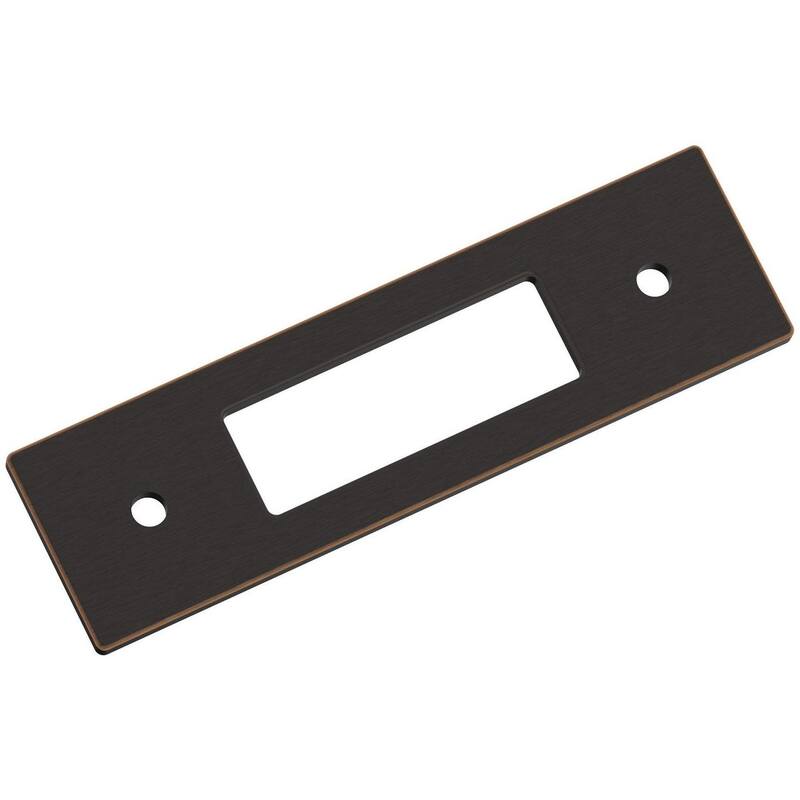 Amerock BP37781 Medora 4-1/8" Backplate for 3" Center to Center - Oil Rubbed Bronze
