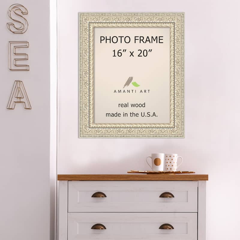 Fair Baroque Cream Ornate Raised Pattern Picture Frame
