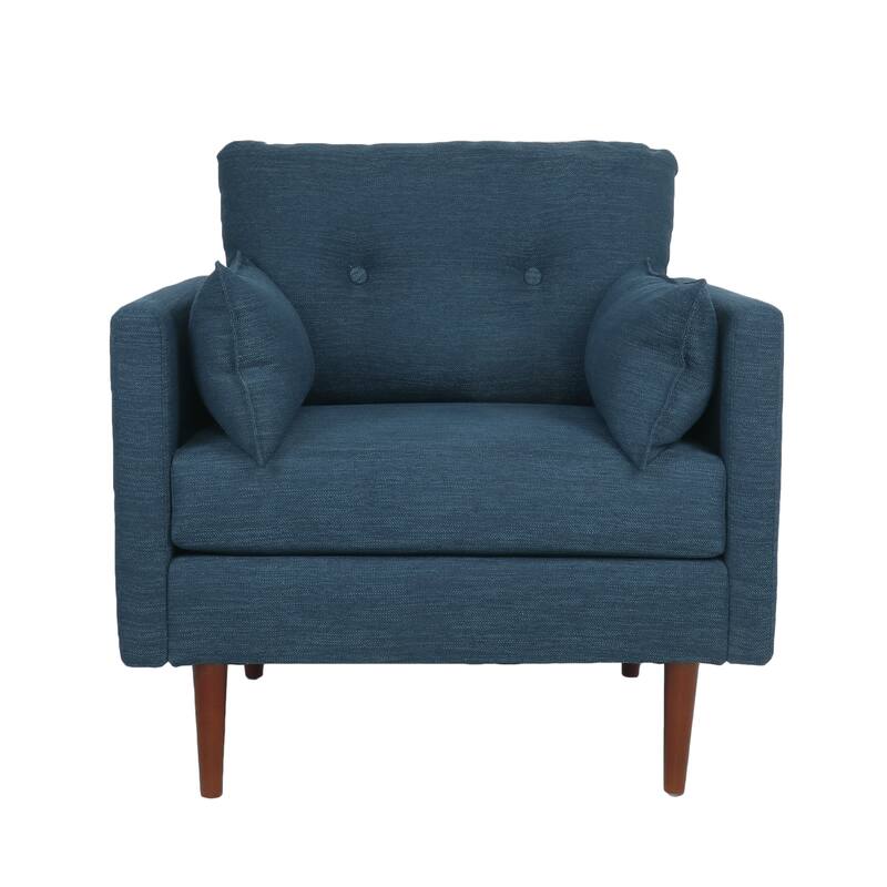Symonds Tufted Club Chair with Accent Pillows by Christopher Knight Home