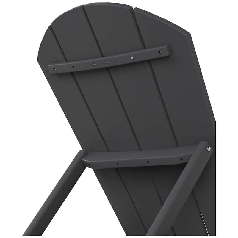 Polytrends Laguna Hdpe All Weather Outdoor Patio Pool Reclining Armless Chaise Lounge With Wheels