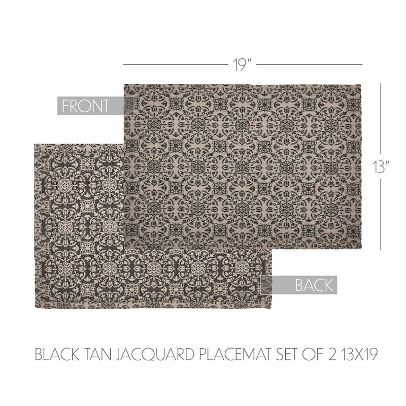 Custom House Jacquard Placemat Set of 2 13x19