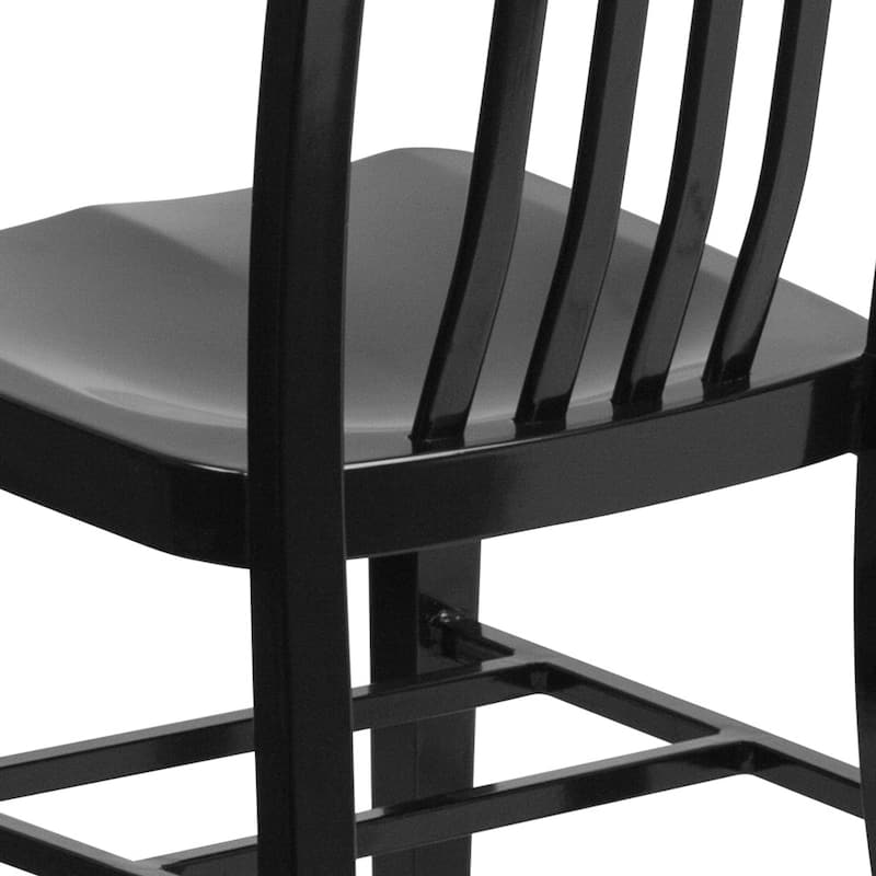 Metal Indoor-Outdoor Chair - 15.5"W x 20"D x 33.25"H