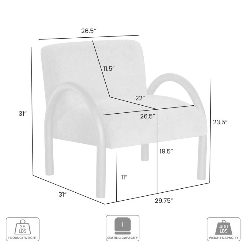 Rae Modern Retro Accent Chair