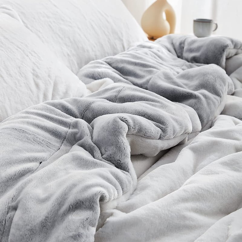 Frozen Chunky Bunny - Coma Inducer® Oversized Comforter Set - Frosted Black