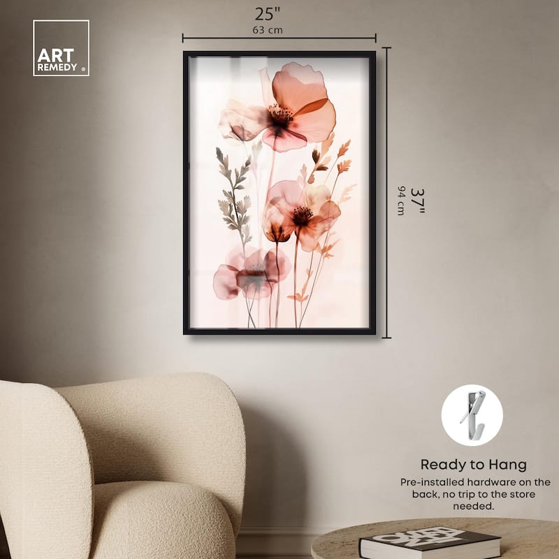 Petal Dye II Shadowbox by Art Remedy
