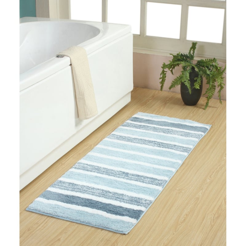 Sherrington Micro Tufted Bath Runner - 22"X60" - Spa Blue