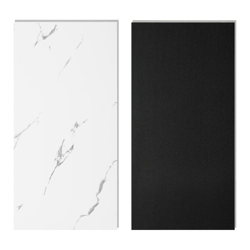 Art3d 12pcs 24"x12" Click-lock Marble Design Flooring Cover 24 Sq.Ft.