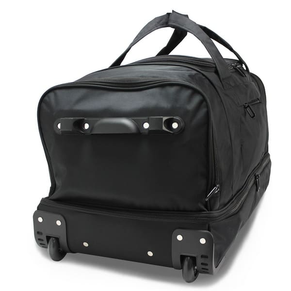 Sac à Roulettes Prezzo Designed Genoa - 21", Noir, Nylon Matelassé, Neuf Avec étiquette
