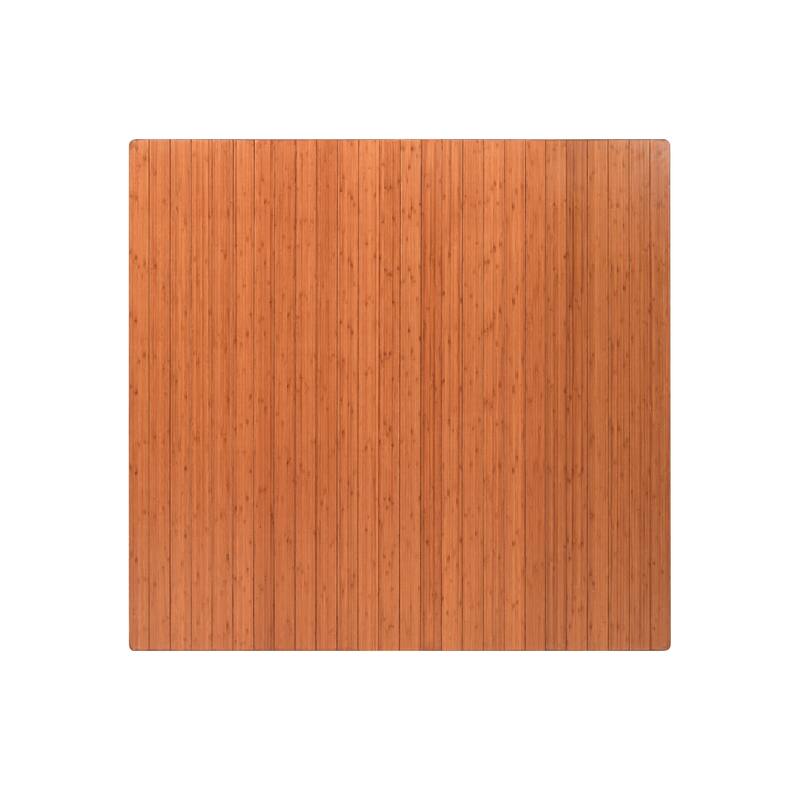 Jani Eco Bamboo Roll-Up Rectangular Chair Mat - Durable and Eco-Friendly Floor Protector
