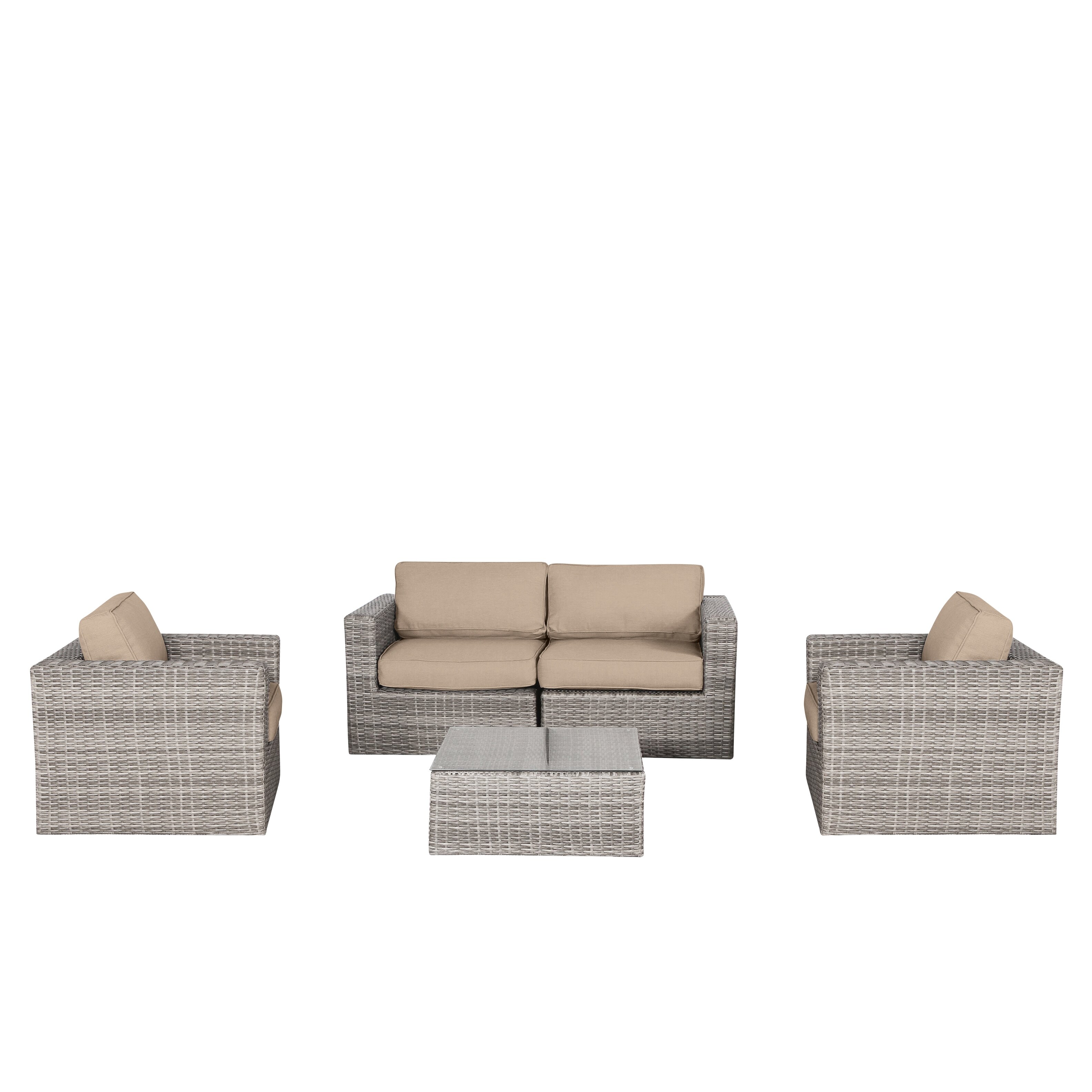 Cusco rattan 4 hotsell seater
