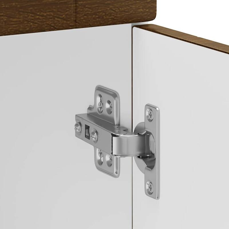 vidaXL Kitchen Base Cabinet Brown oak Engineered wood Kitchen Base Cabinet - 18.1 x 31.5 x 32.1