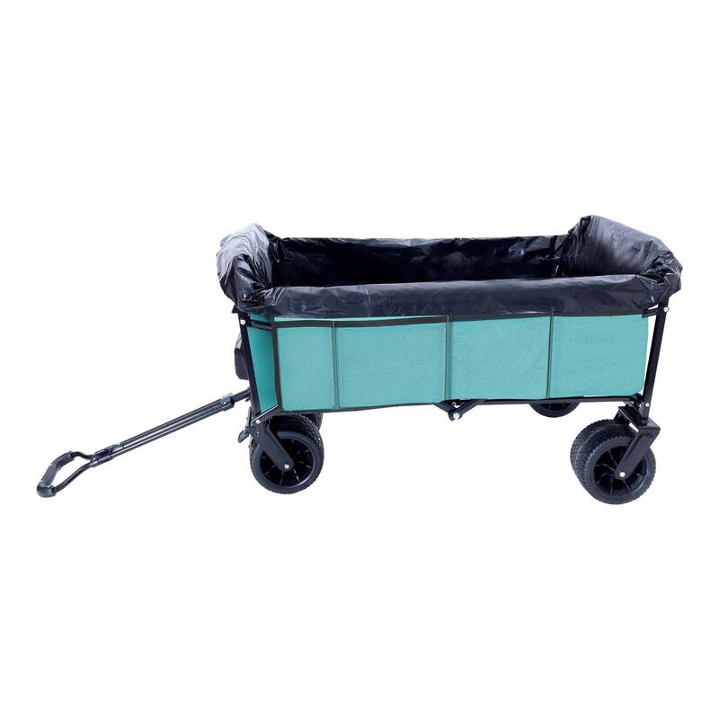 3.1 cu ft. Steel Foldable Wagon Cart