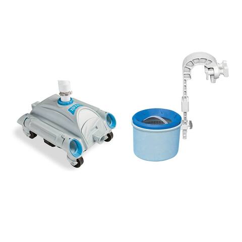Intex Automatic Above-Ground Swimming Pool Vacuum & Mounted Automatic Skimmer - 18