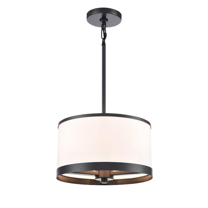 Artcraft High Street Pendant - Black Finish - 12.01" W