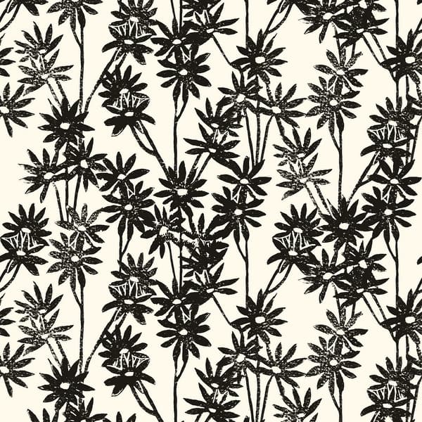 daisy print wallpaper