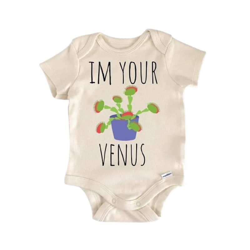 Venus Fly Trap Plant - Baby Boy Girl Clothes Infant Bodysuit Funny Cute Newborn