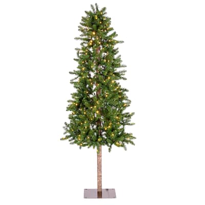 Magnificent 7 Foot Prelit Alpine Tree