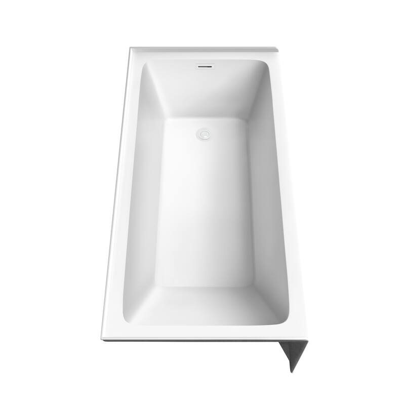 Wyndham Collection WCBTW16030R18 Grayley 60" Three Wall Alcove Acrylic