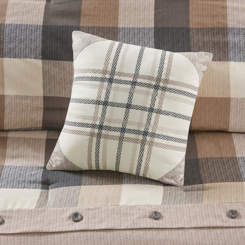 Madison Park Pioneer 7-piece Herringbone Comforter Set