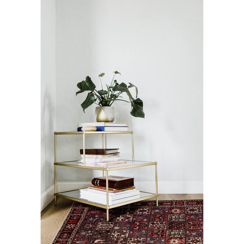 ECARPETGALLERY Hand-knotted Kayseri Vintage Red Wool Rug - 5'1 x 10'2