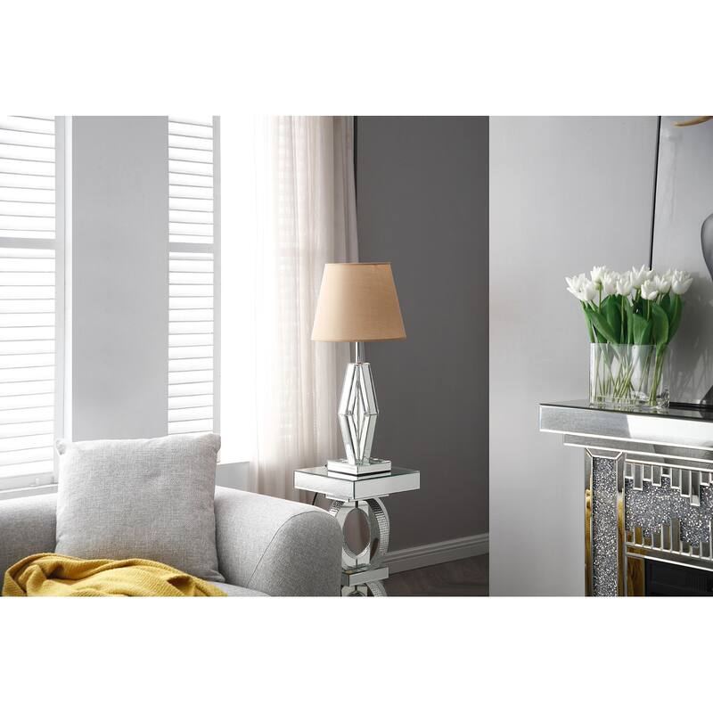 Decor 26 in. Tan Table Lamp