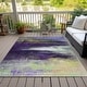 preview thumbnail 6 of 5, Machine Washable Indoor/Outdoor Modern Sleek Chantille Rug
