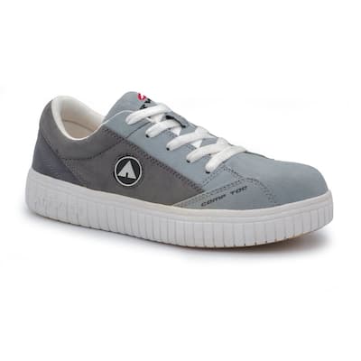 Airwalk Safety Womens Work Shoe Gray Composite Toe Eh Aw6110 Slip Resistant