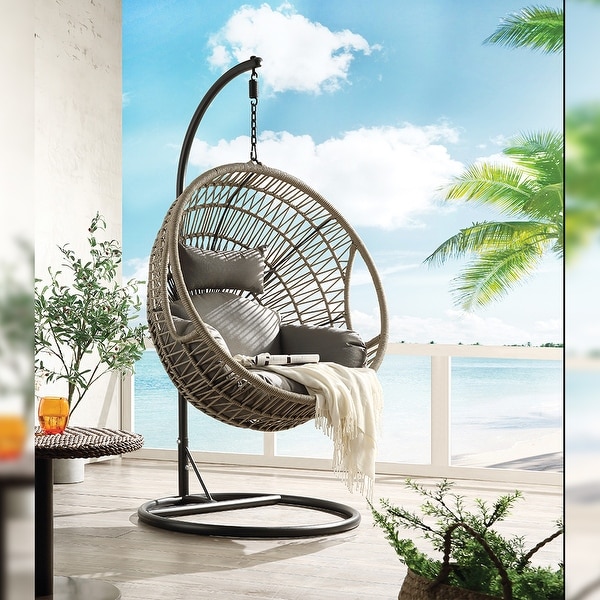 Hanging deals fabric chair