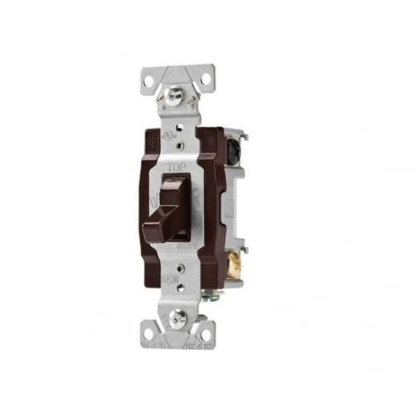 Arrow Hart Cs220b Ac Quiet Toggle Light Switch 2 Pole Brown