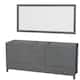 Option Dark Gray / Brushed Chrome Hardware