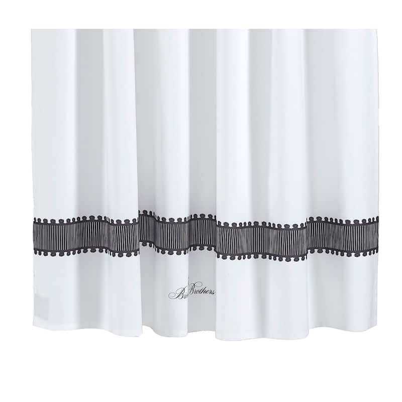 Brooks Brothers Circle in Square Shower Curtain