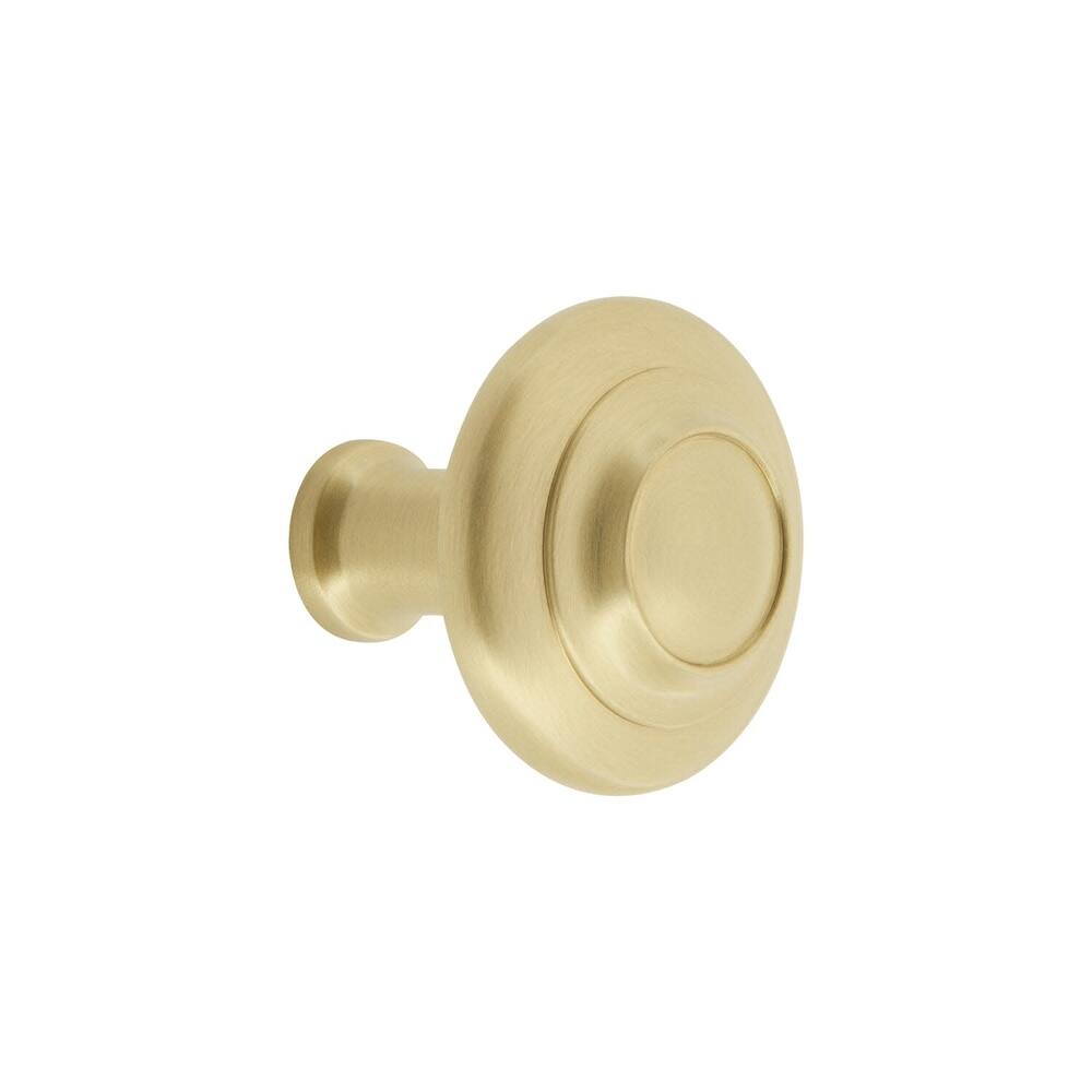 Grandeur CIRC-BRASS-KNOB Circulaire 1-3/8” Solid Metal Stepped