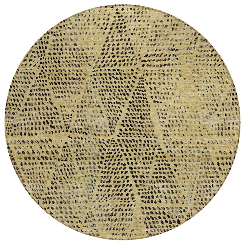 HomeRoots Geometric Transitional Rectangle Outdoor Rug