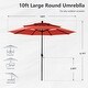 preview thumbnail 22 of 30, MAISON ARTS 6-Pieces Outdoor Dining Sets, 37" Square Metal Bistro Table with Umbrella Hole and 4 Rattan Garden Chairs