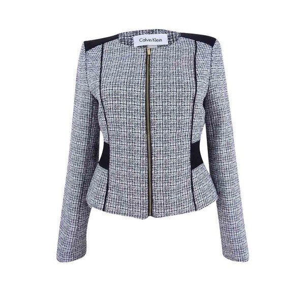 calvin klein tweed jacket