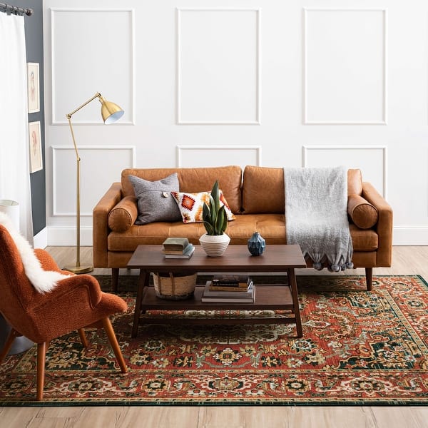 slide 2 of 11, Mohawk Home Bilpass Ornamental Medallion Area Rug 3' x 5' - Red - Runner/Rectangle