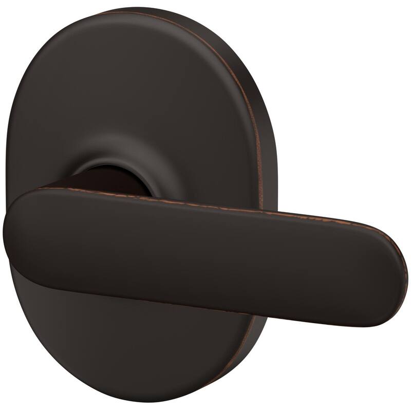 Schlage F10-DAV-RMN Davlin Passage Door Lever Set with Decorative