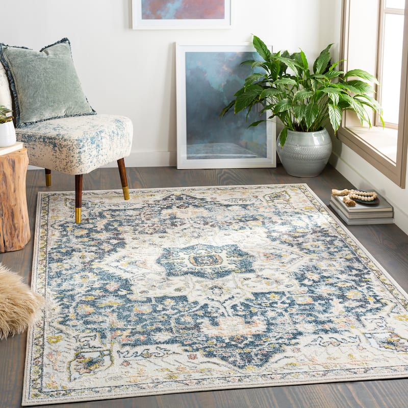 Livabliss Hughley Persian Medallion Area Rug