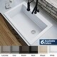 preview thumbnail 15 of 55, Karran Drop-In Quartz Composite 1-Hole Single Bowl Kitchen Sink - 33" x 22" x 9"