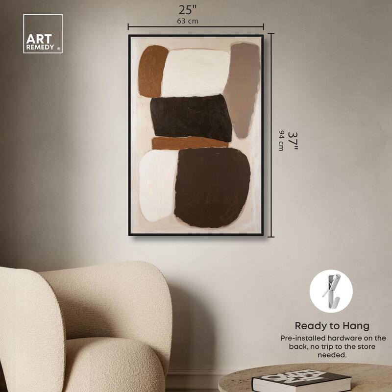 Asymmetrical Balance III Canvas by Art Remedy