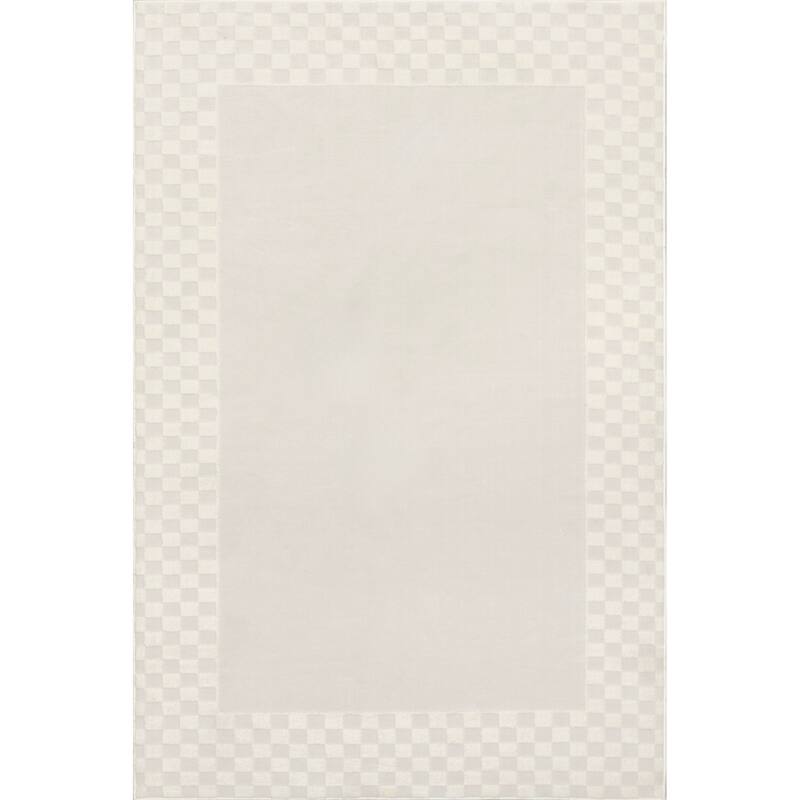 Nuloom Kalina High-Low Checkered Bordered Area Rug